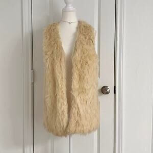 BB Dakota Size Medium Y2K Vintage Furry Vest